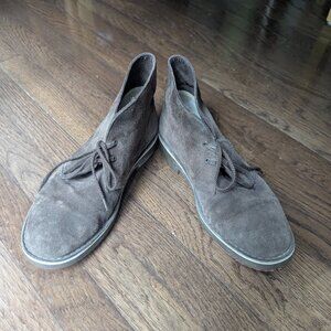 Clarks Originals Desert Boots Suede Upper Rubber Sole 8.5 Mens